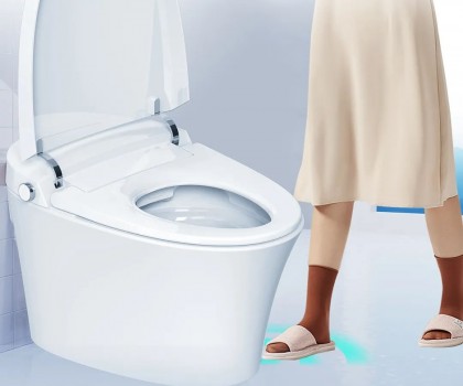 航標新品丨黑科技，凈力沖，雙感沖水·抗菌智能馬桶WZ5011/2