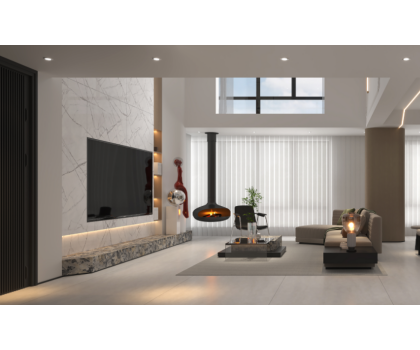 現(xiàn)代意式全案，歐若拉演繹沉穩(wěn)克制的高級(jí)感