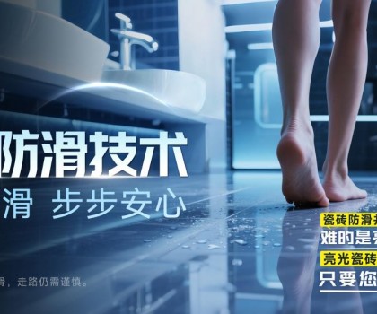 全新黑科技｜歐神諾鏡面防滑技術(shù)，讓您的家更安全！